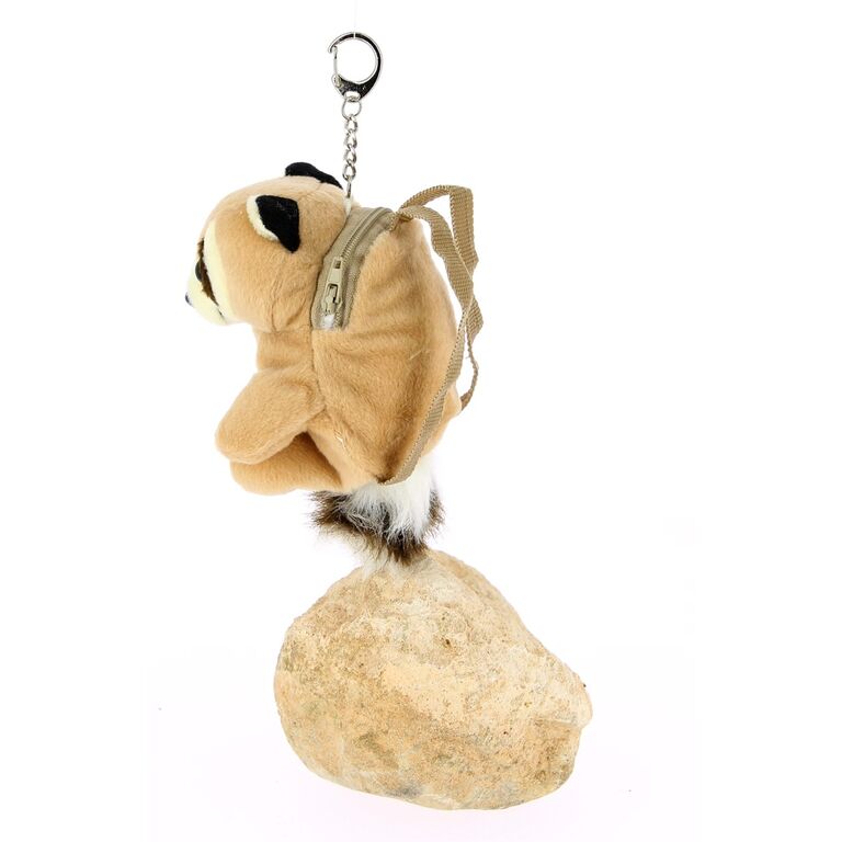 Raccoon Backpack Keychain 11CM