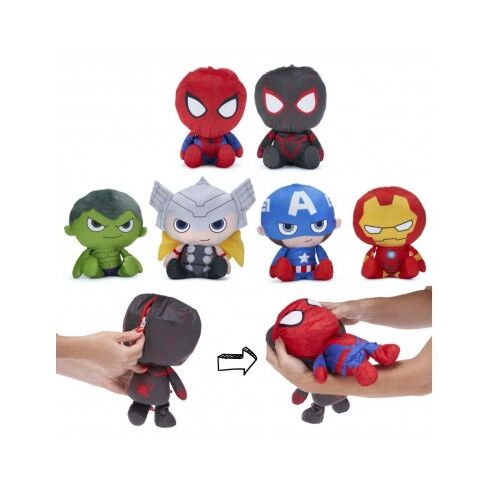 MARVEL AVENGER  30CM REVERSIBLE 3 MODELS