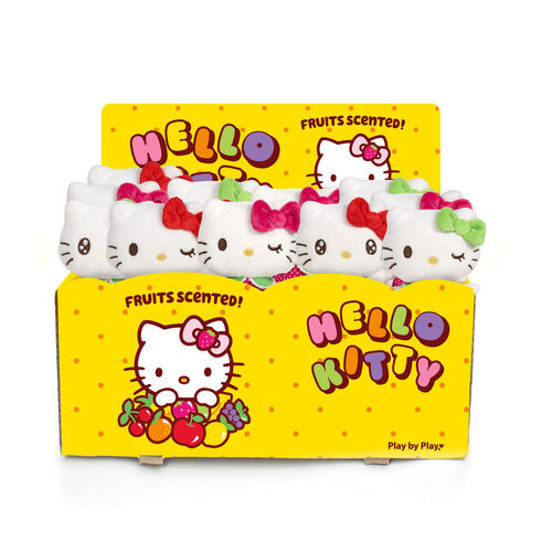 Hello Kitty beans fruits scented 6mod  asst 12cm in display