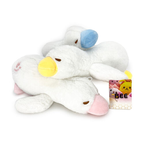 BEE PLUSH SWAN 28cm - 3MOD ASST