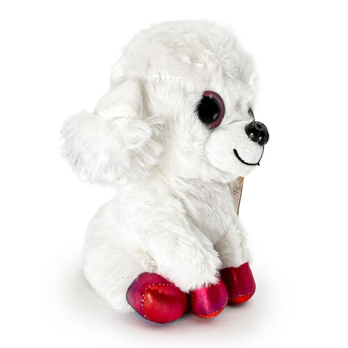 BEE PLUSH WHITE BICHON FRISE 23cm